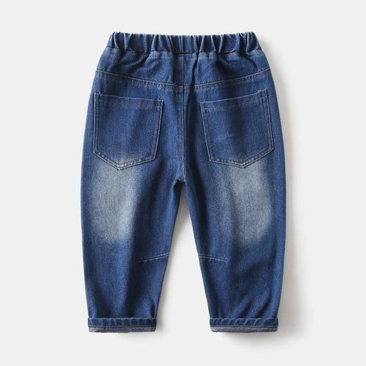 Pantalon en jean bleu foncé pour garçon