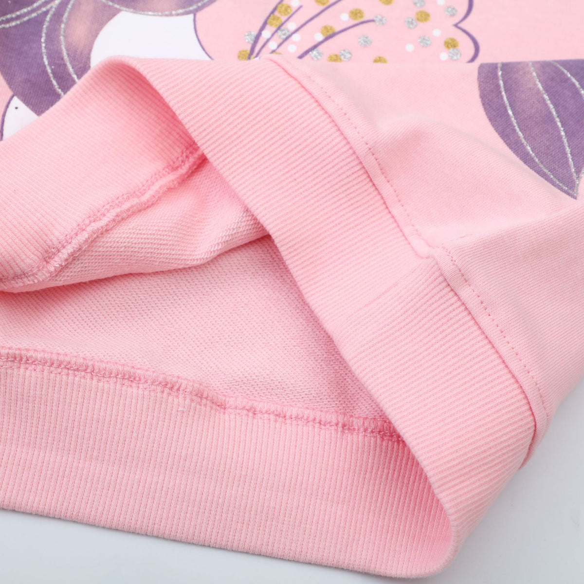 Sweat rose en coton