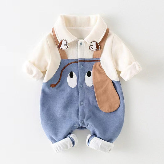 Combinaison petit chien pour bébé garçon