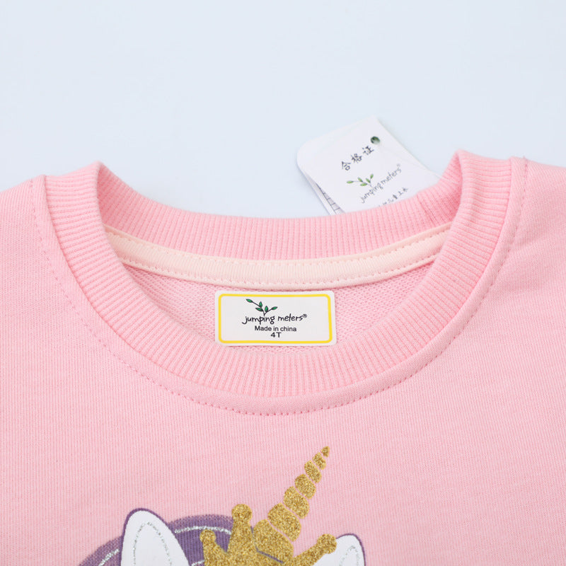 Sweat rose en coton