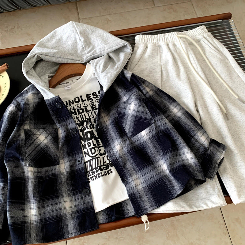 Chemise à carreaux