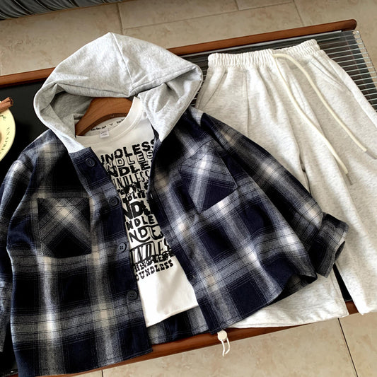 Chemise à carreaux