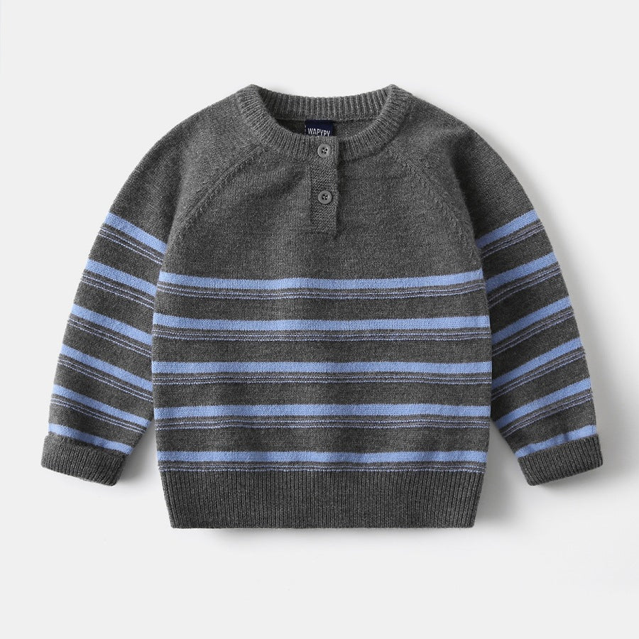 Pull rayé en maille