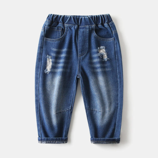 Pantalon en jean bleu foncé pour garçon