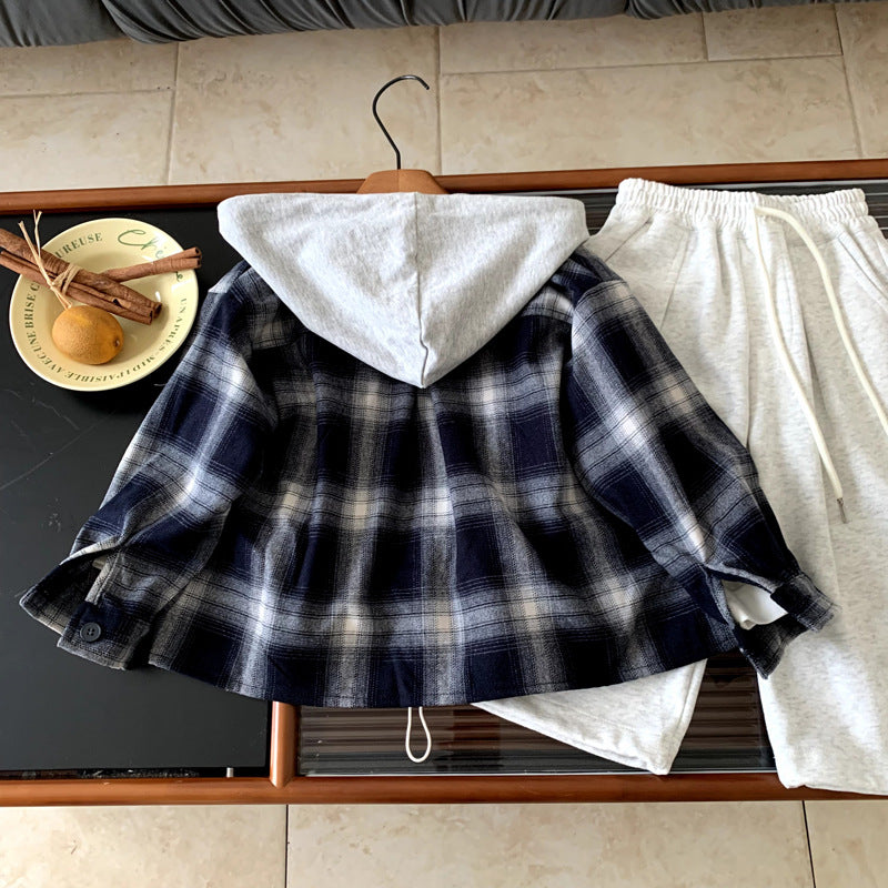 Chemise à carreaux