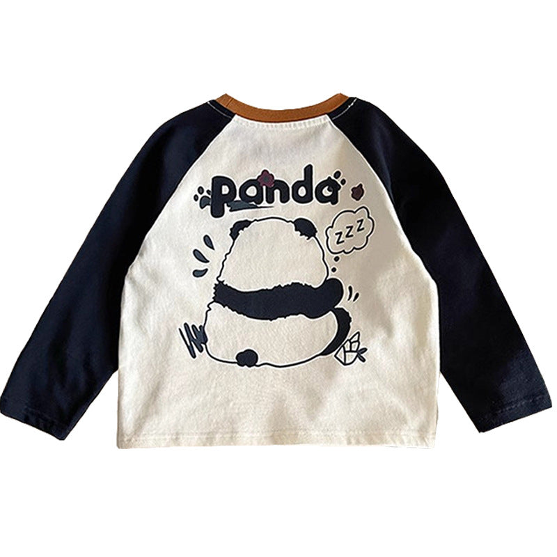 T-shirt enfant en coton à manches longues