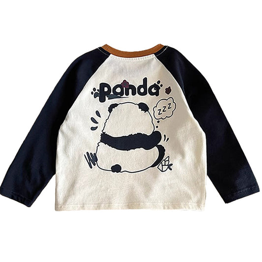 T-shirt enfant en coton à manches longues