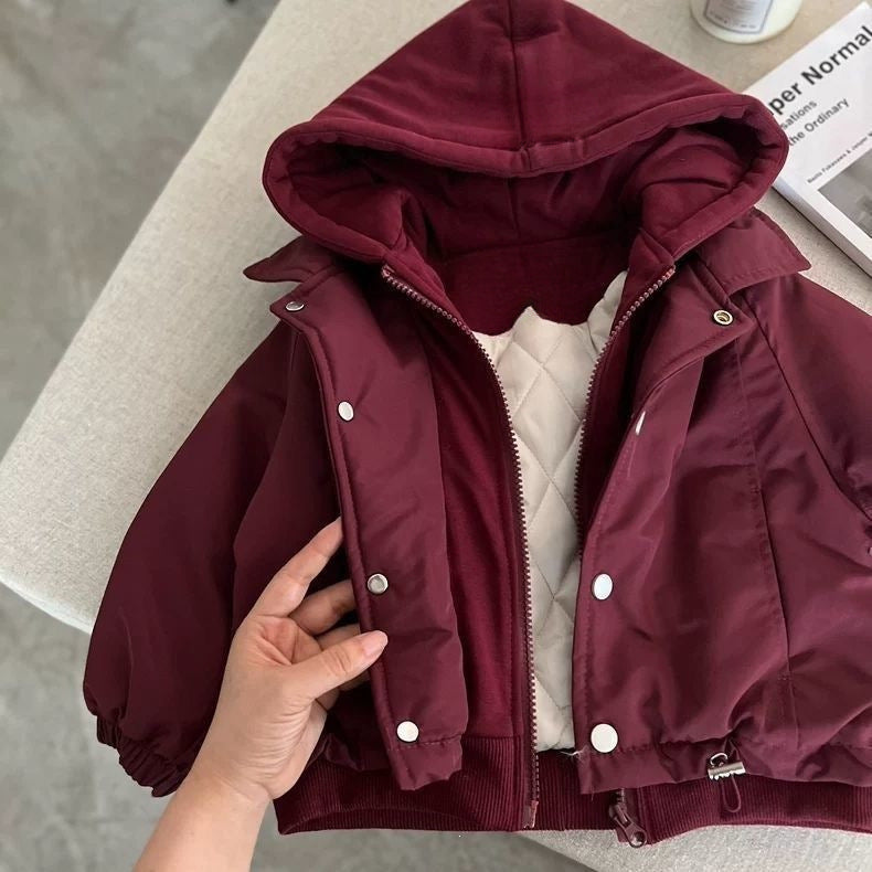 Veste d'hiver mi-longue pour garçon