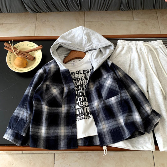Chemise à carreaux