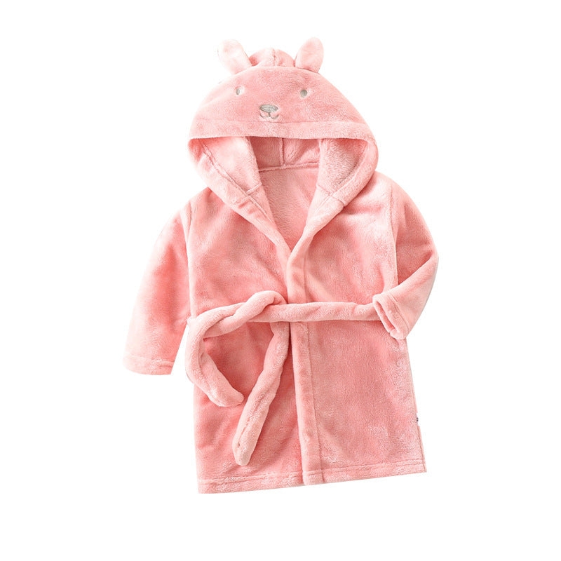 Peignoir en polaire corail pour enfant