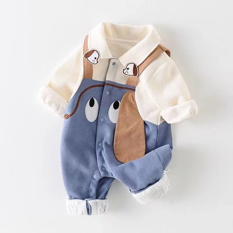 Combinaison petit chien pour bébé garçon