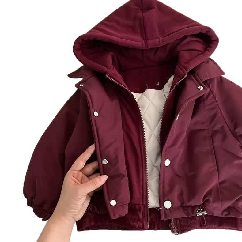 Veste d'hiver mi-longue pour garçon