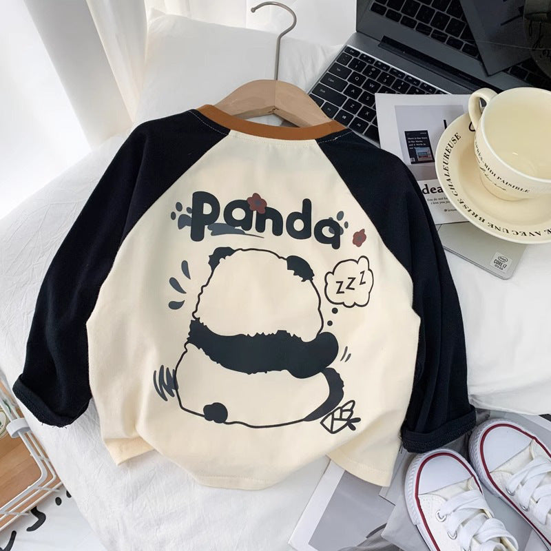 T-shirt enfant en coton à manches longues