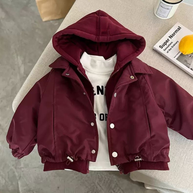 Veste d'hiver mi-longue pour garçon