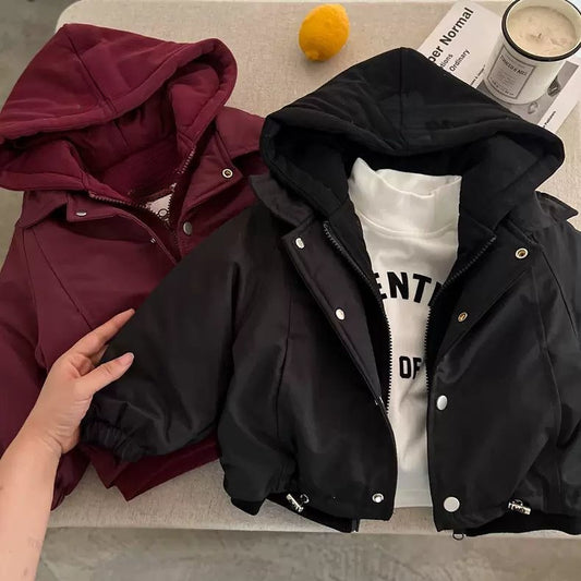 Veste d'hiver mi-longue pour garçon